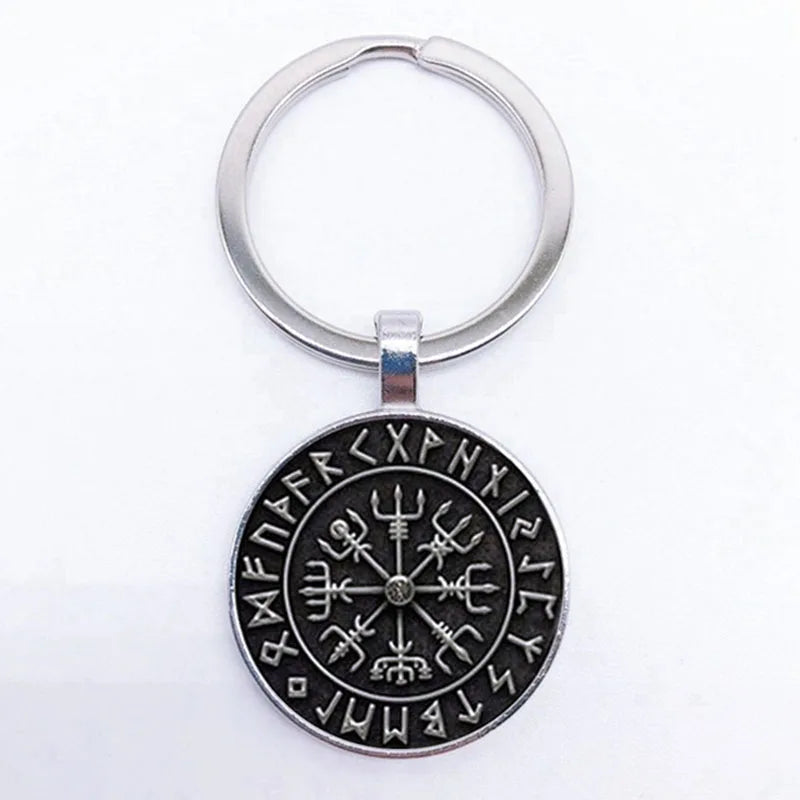 Vegvisir Viking Compass Keychain