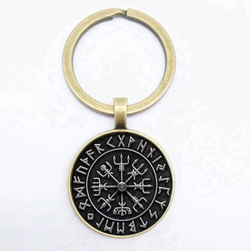 Vegvisir Viking Compass Keychain