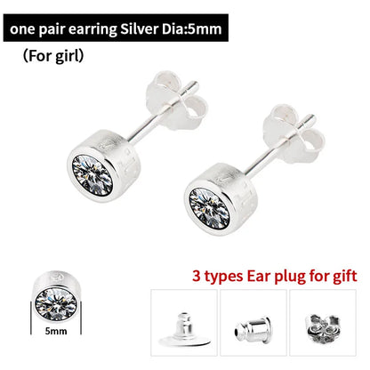 925 Sterling Silver Stud Earrings