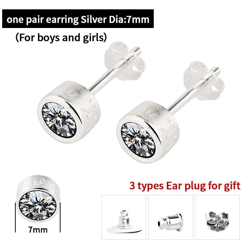 925 Sterling Silver Stud Earrings