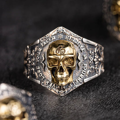 Soul Awakening Skull Ring - 925 Sterling Silver