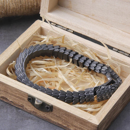 Ouroboros Snake Chain Bracelet