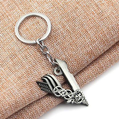 Viking Legend Metal Keychain