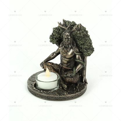 Cernunnos Statue Candle Holder