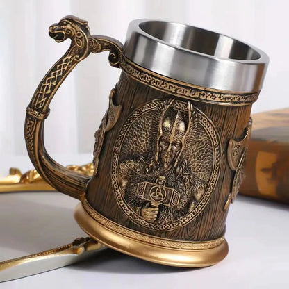 Thor & Odin Viking Tankard