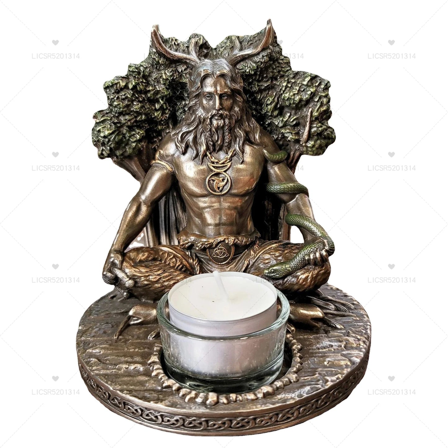 Cernunnos Statue Candle Holder