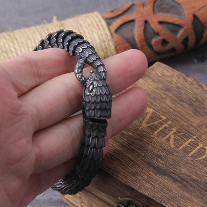 Ouroboros Snake Chain Bracelet