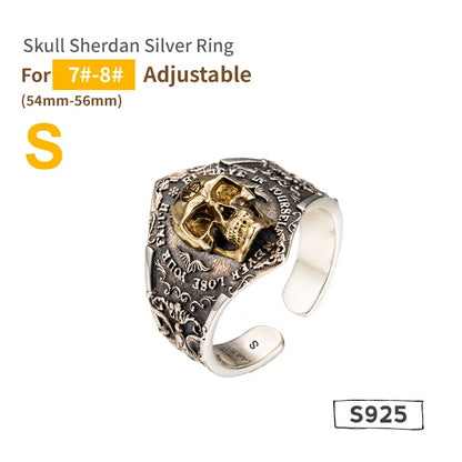 Soul Awakening Skull Ring - 925 Sterling Silver