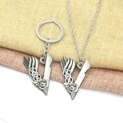 Viking Legend Metal Keychain