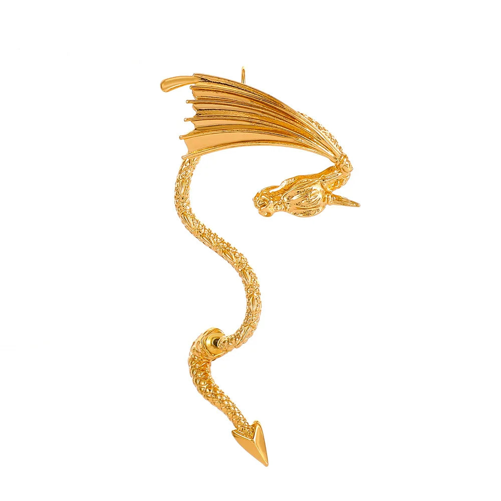 Elegant Dragon Ear Cuff Earring