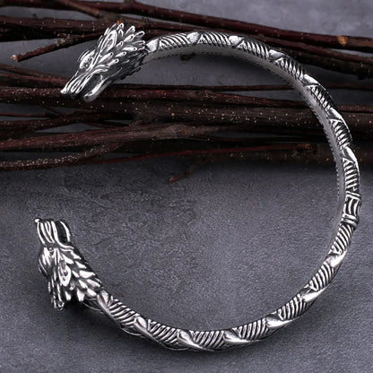 Dragon Head Cuff Bracelet