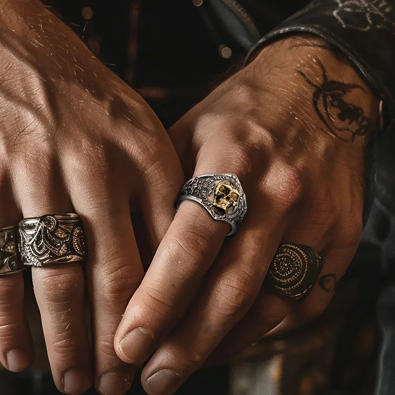 Soul Awakening Skull Ring - 925 Sterling Silver