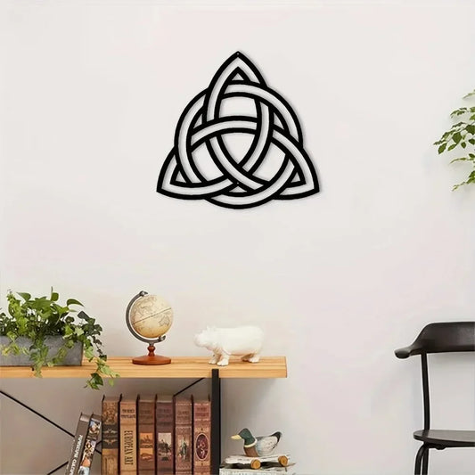 Celtic Triangle Steel Wall Decor