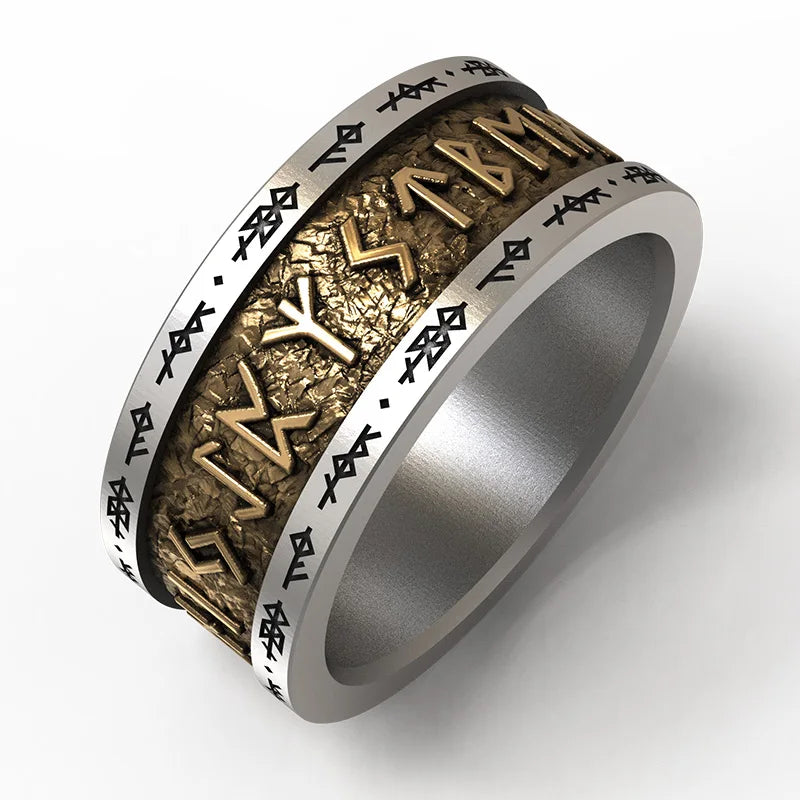 925 Silver Viking Rune Ring