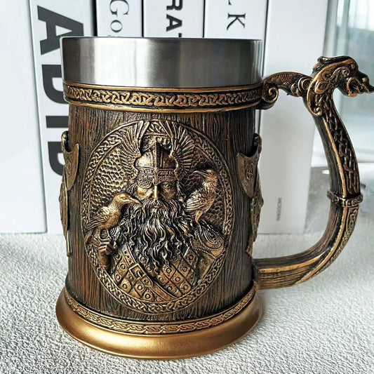 Thor & Odin Viking Tankard