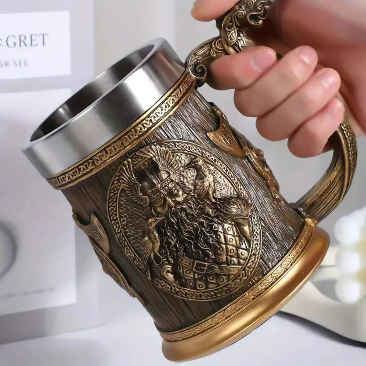 Thor & Odin Viking Tankard