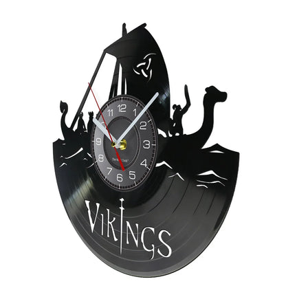 Vikings Ship RGB LED Wall Clock