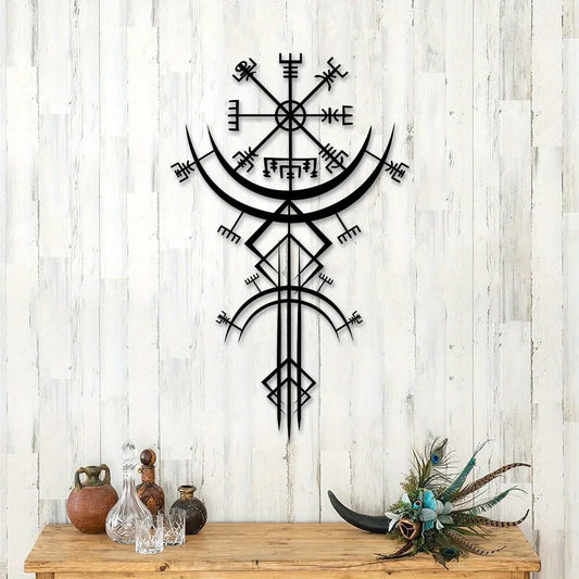 Viking Rune Metal Wall Art