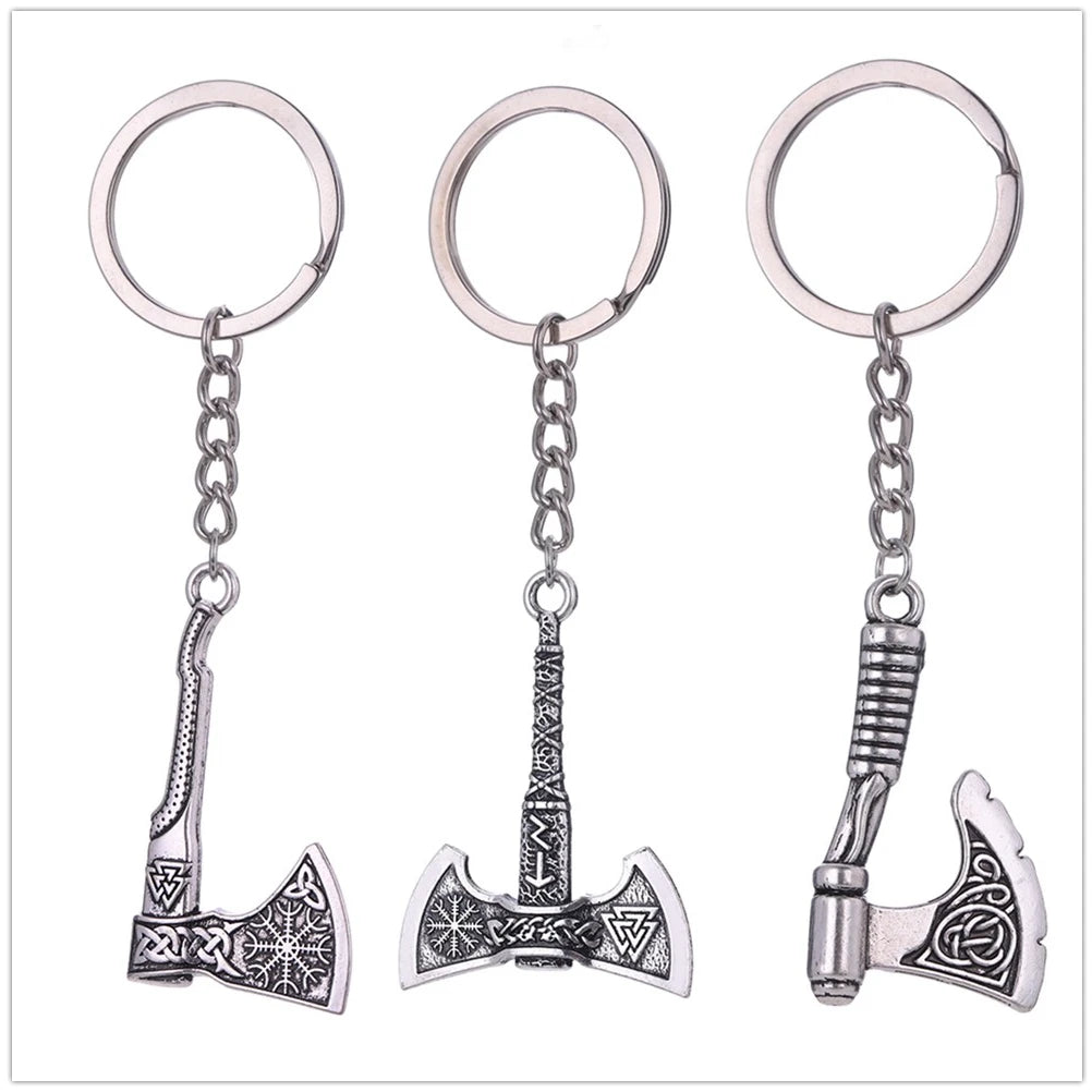 Dreamtimes Viking Axe Pendant Keychain