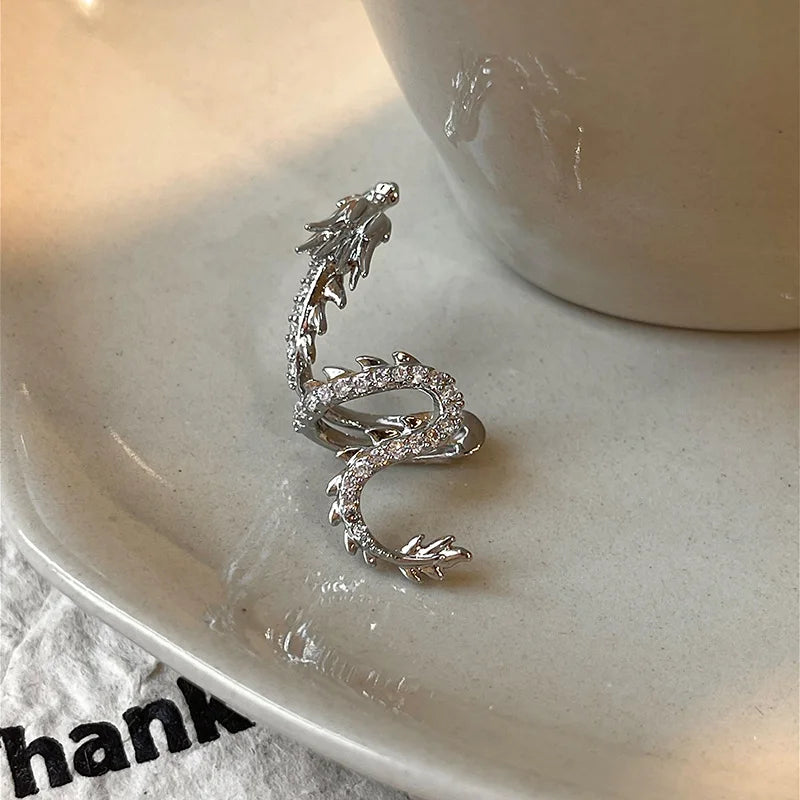 Elegant Dragon Ear Cuff Earring