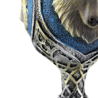 3D Wolf Goblet Stainless Steel